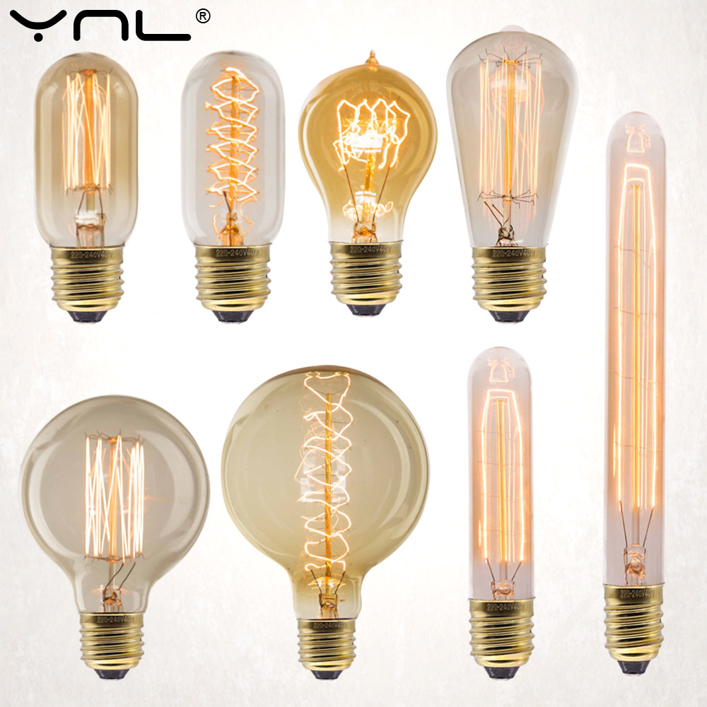 Lighting Decor Items - E27 Retro Edison Bulb 220V 40W