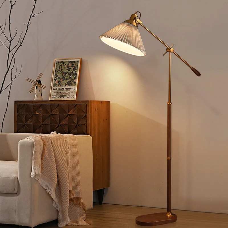 Floor Lamp Tripod - Vintage Simple Wood Floor Lamp Living