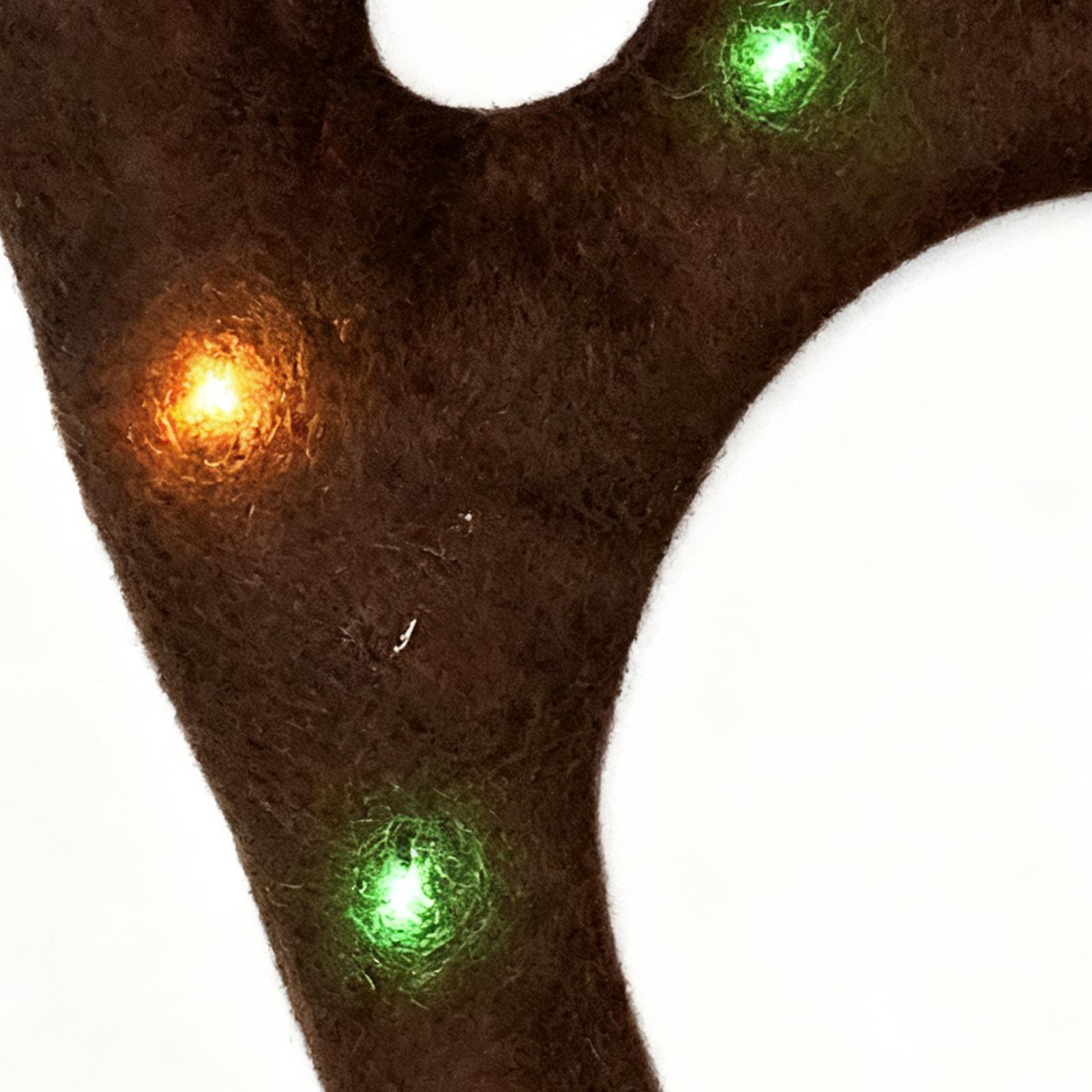 Up Lighting Decor - Reindeer Car Decoration Christmas Light Up