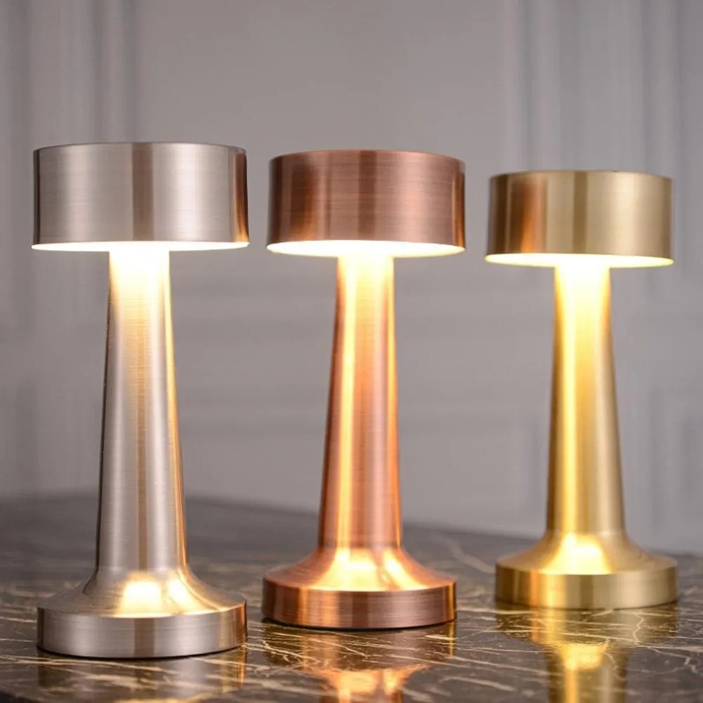 Lighting Table Decor - Kazeach Vintage Dumbbell Table Lamp, Touch