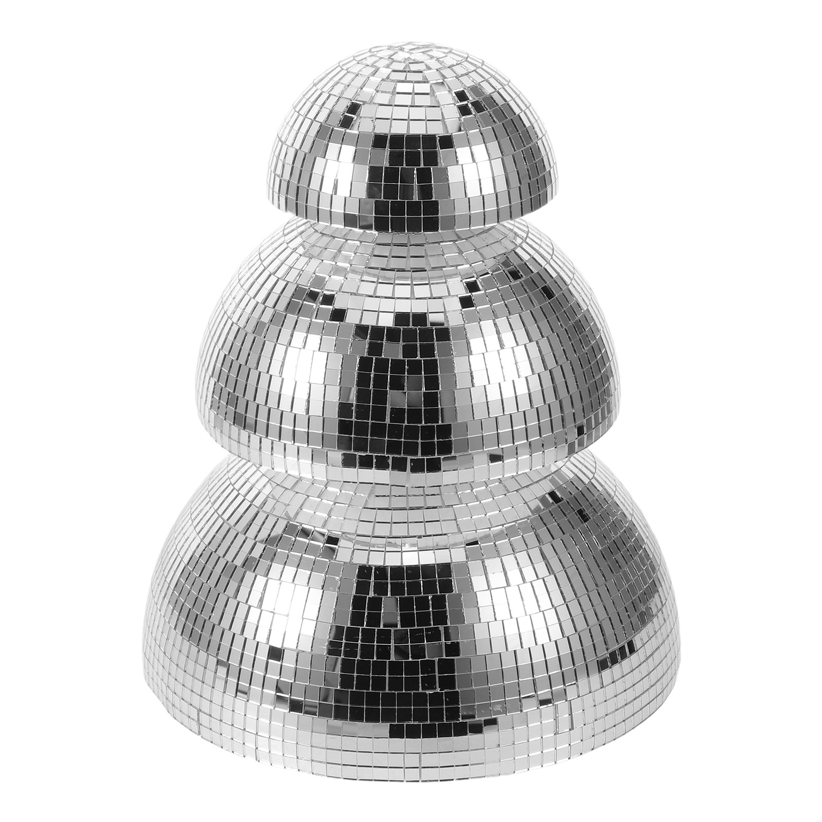 Disco Ball Mirror - 3Pcs Shiny Mirror Disco Ball Hemisphere