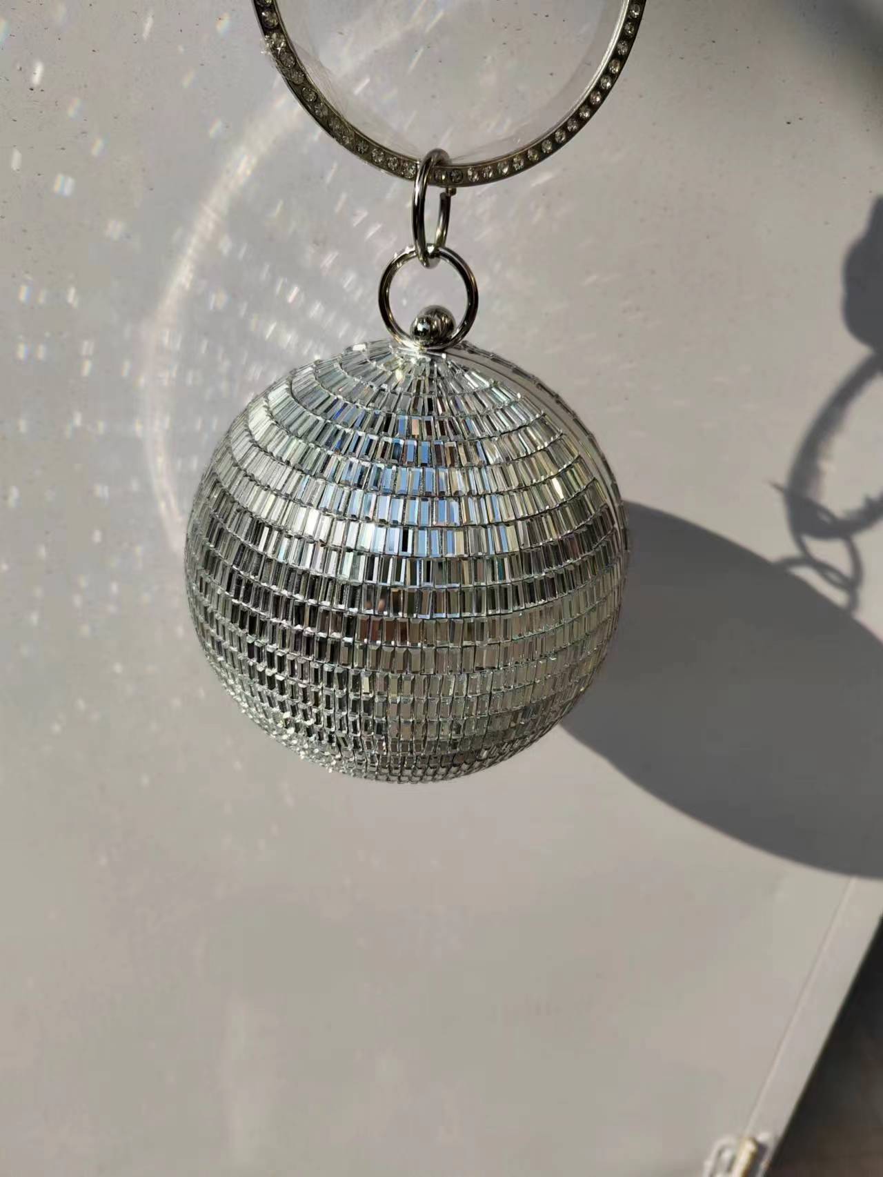Disco Ball Mirror - 2025 High End Purse Silver Disco