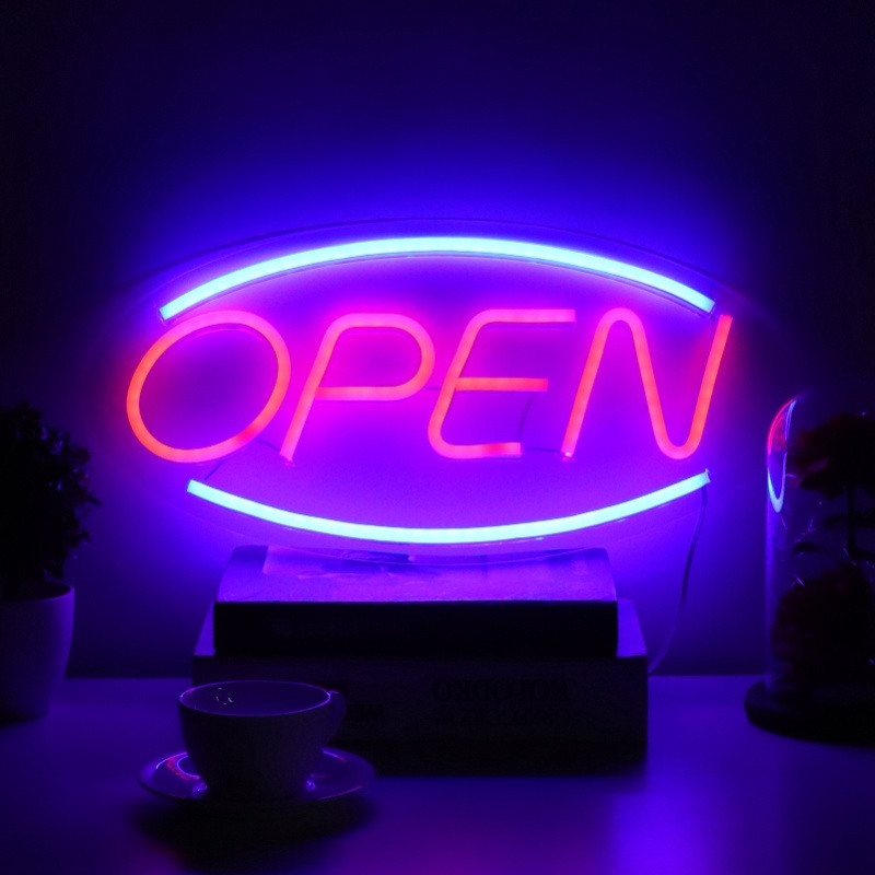 Lighting Decor Store - LED Open Sign Light USB Powered
