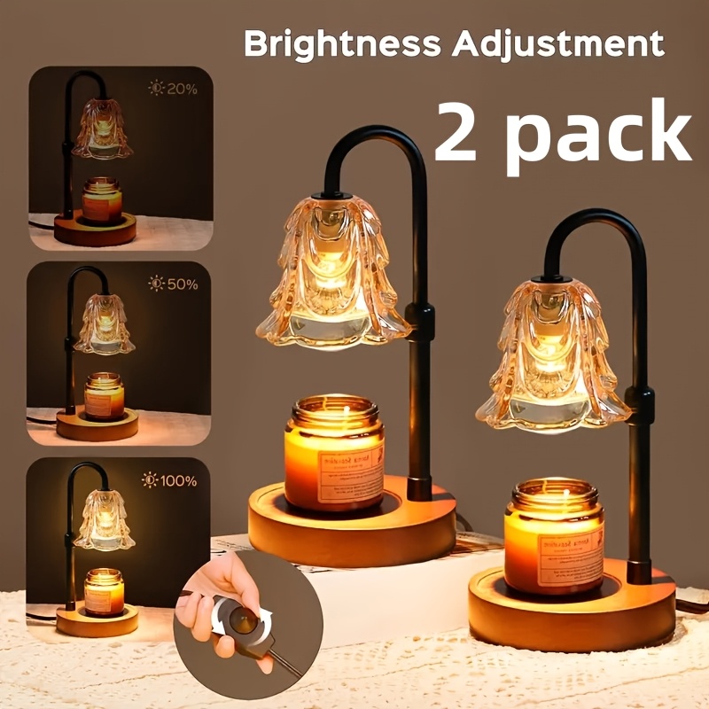 Lighting Decoration For Home - us2-Pack Candle Warmer Lamp, Candleholders, LED