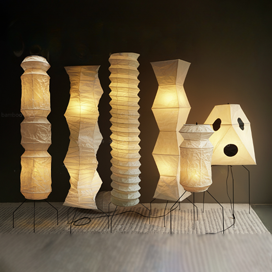 Floor Lamp Tripod - Japanese Wabi-sabi Akari Noguchi Yong Floor
