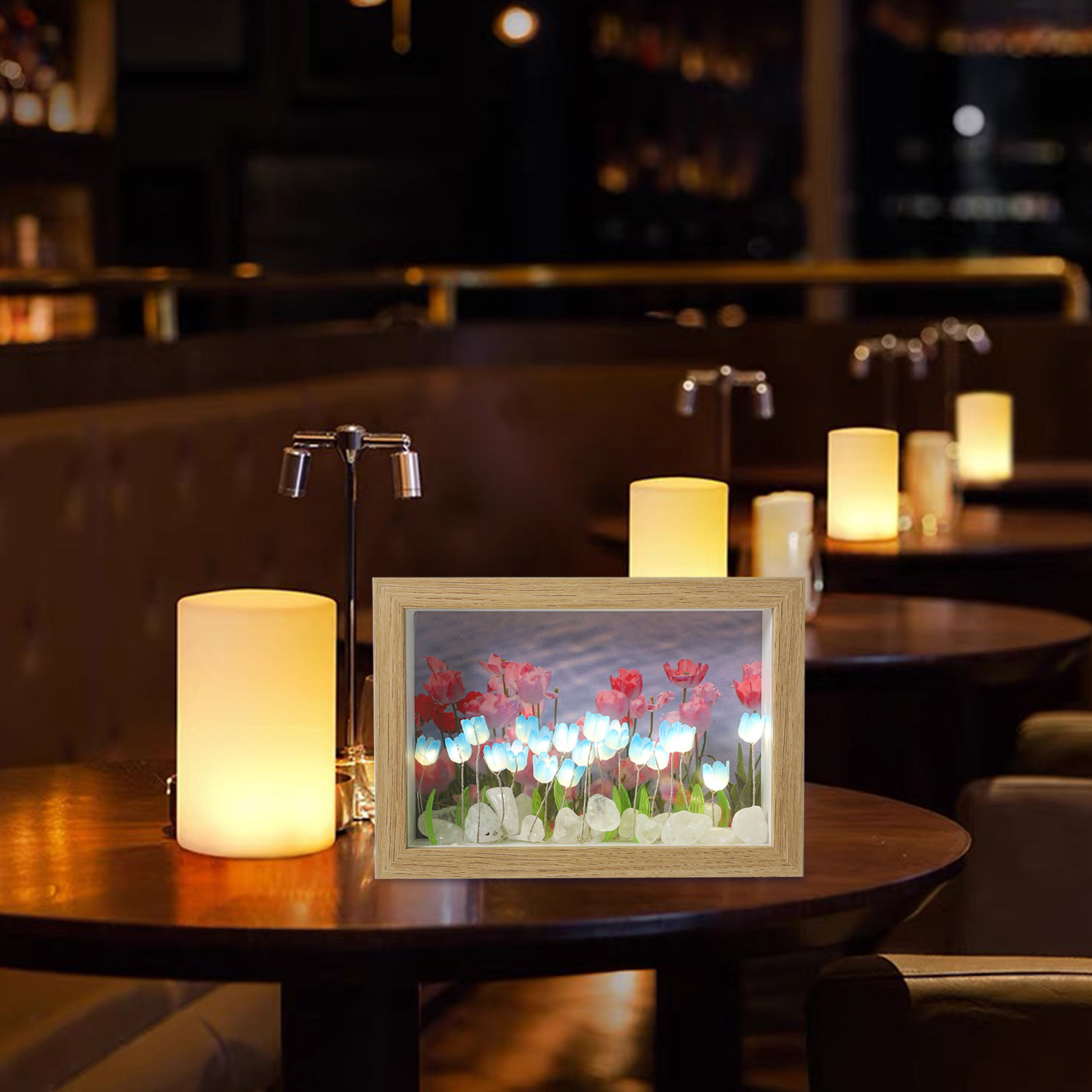 Lighting Room Decor Photo - Tulip Photo Frame Night Light Stylish