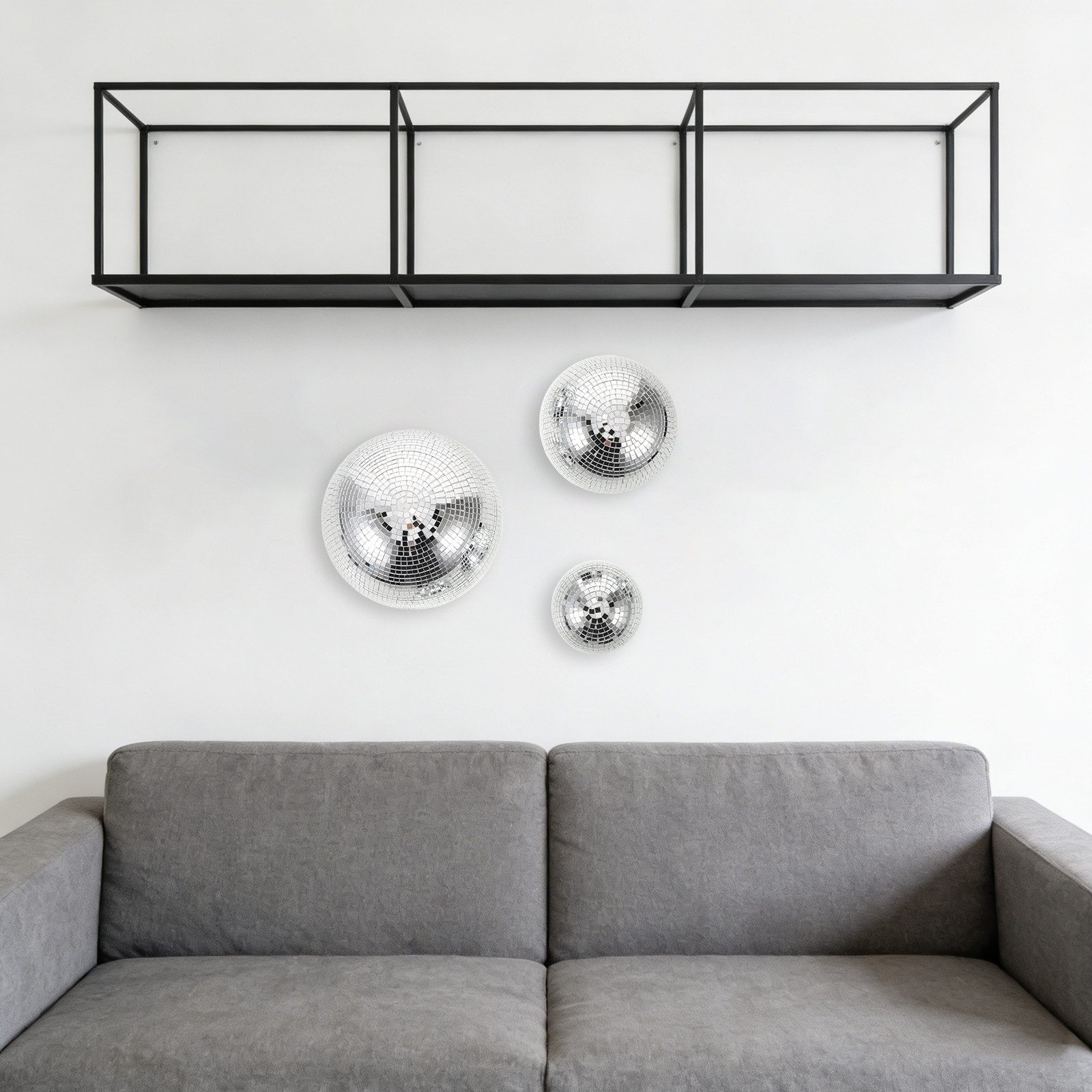 3Pcs Mirror Disco Hemisphere B - Disco Ball Mirror avis et prix
