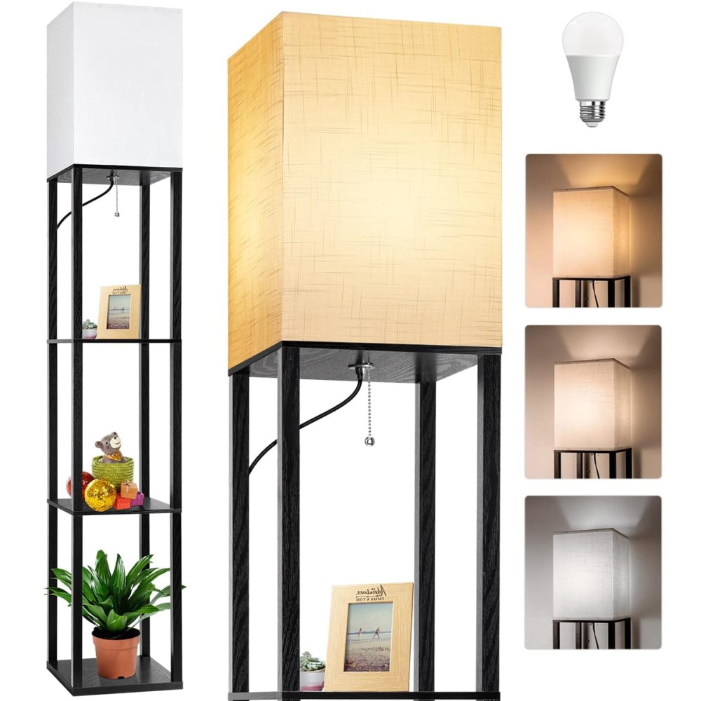 Arts Floor Light  with Shelves - Floor Lamp Tripod avis et prix
