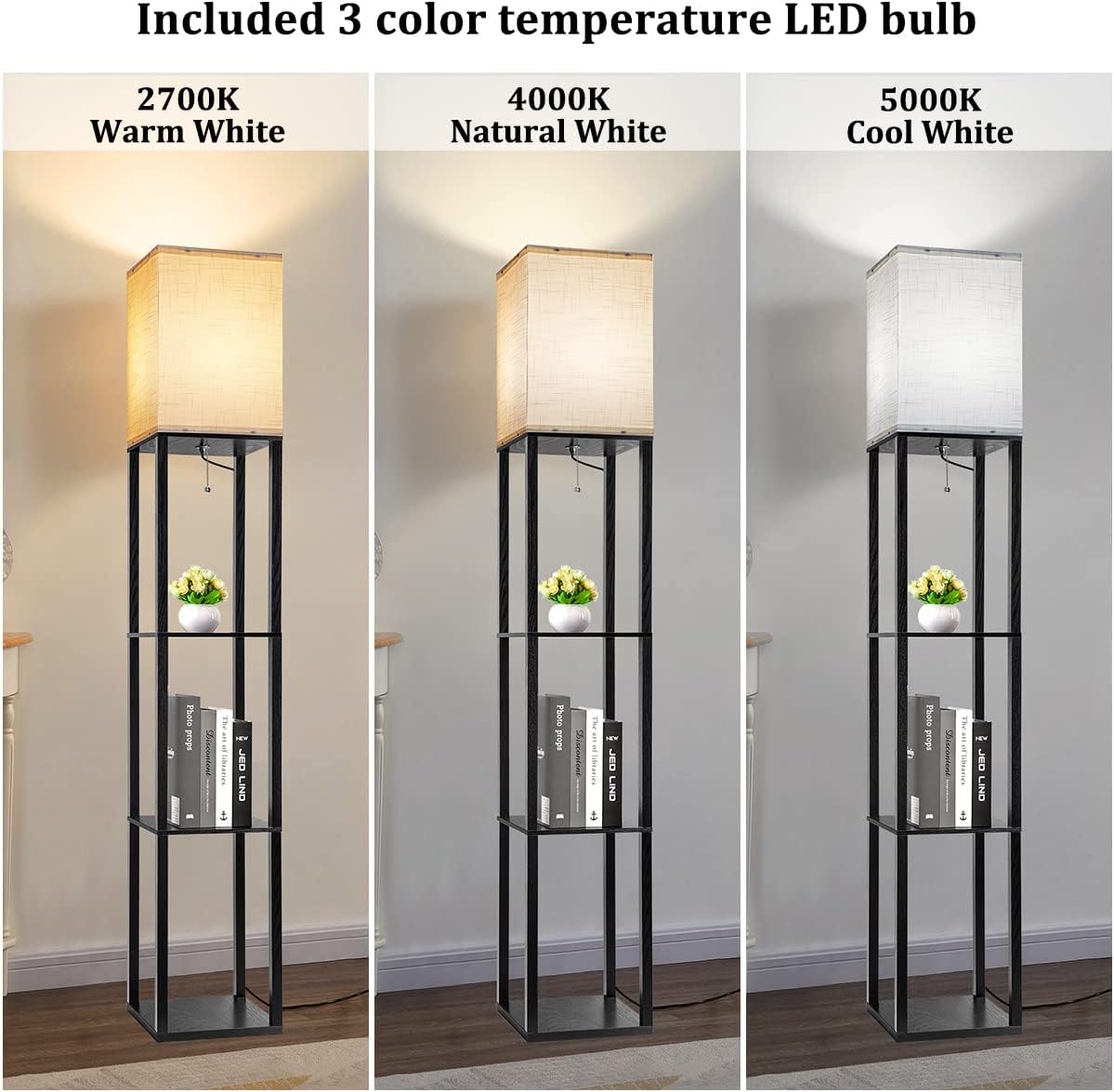 Arts Floor Light  with Shelves - Floor Lamp Tripod avis et prix