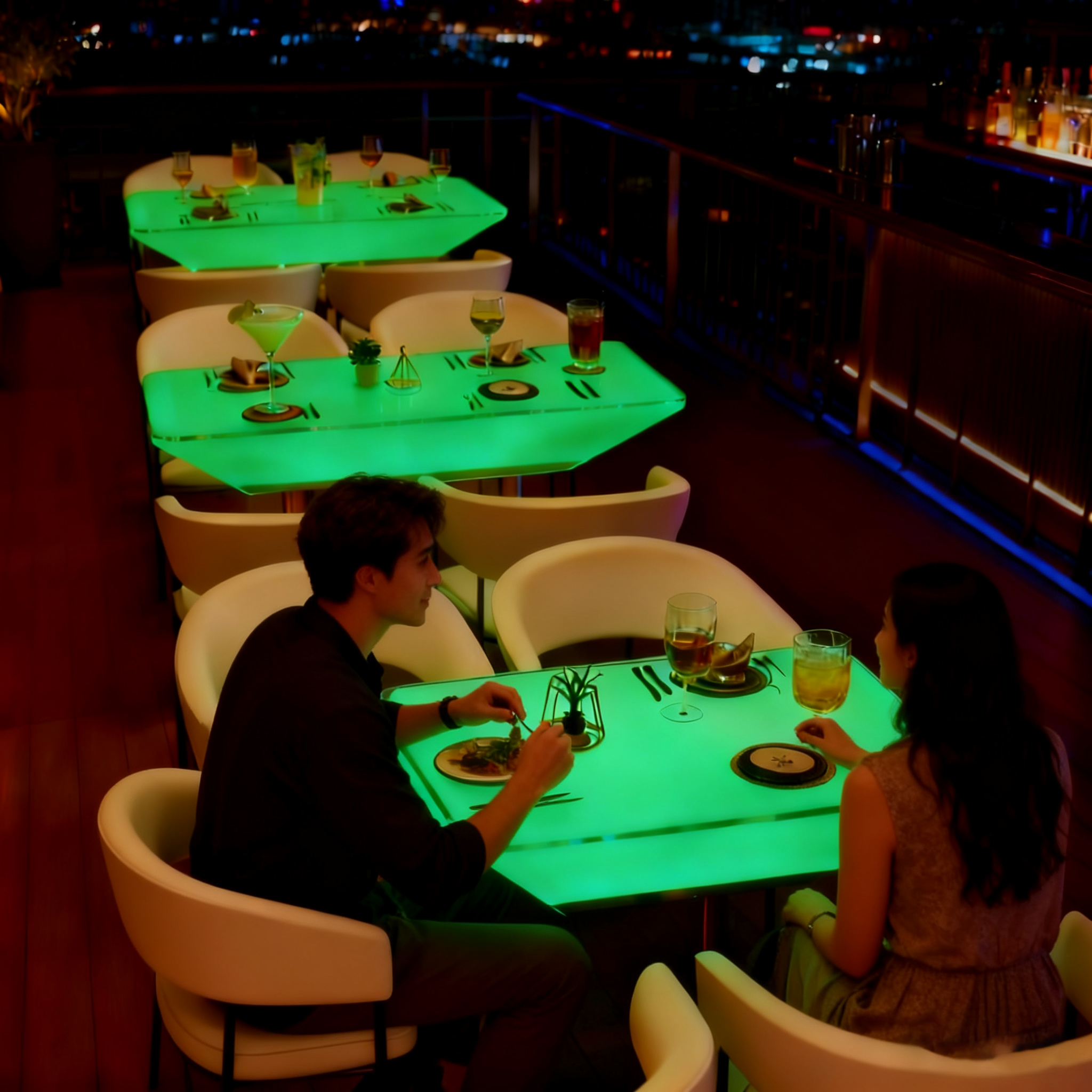 LED Decorative Dining Table Re - Lighting Decor Rentals avis et prix