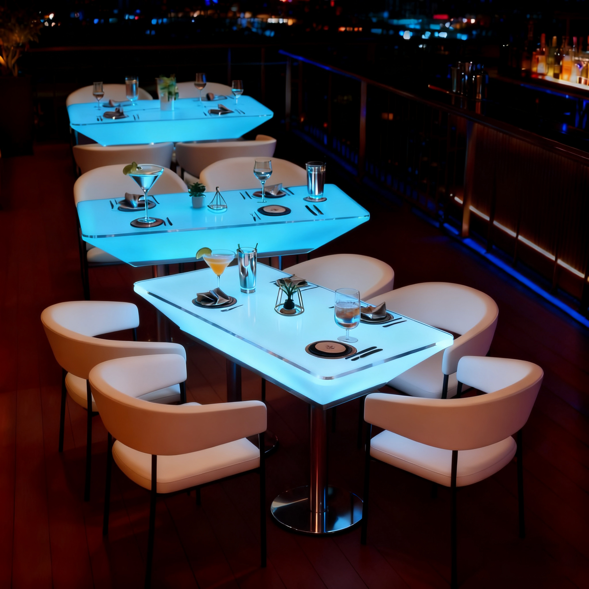 LED Decorative Dining Table Re - Lighting Decor Rentals avis et prix