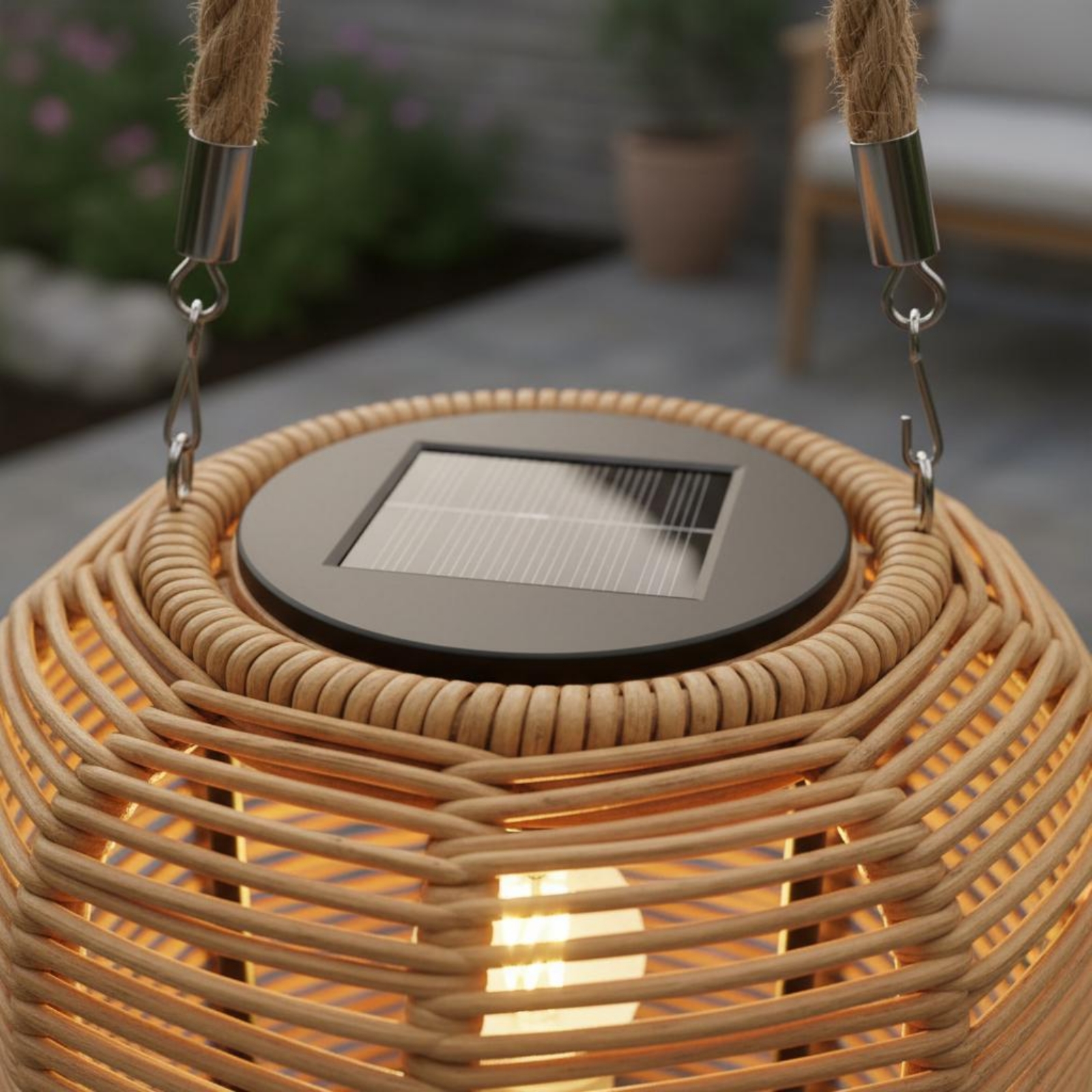 Handwoven Solar Lantern Braide - Restaurant Lighting Decoration avis et prix