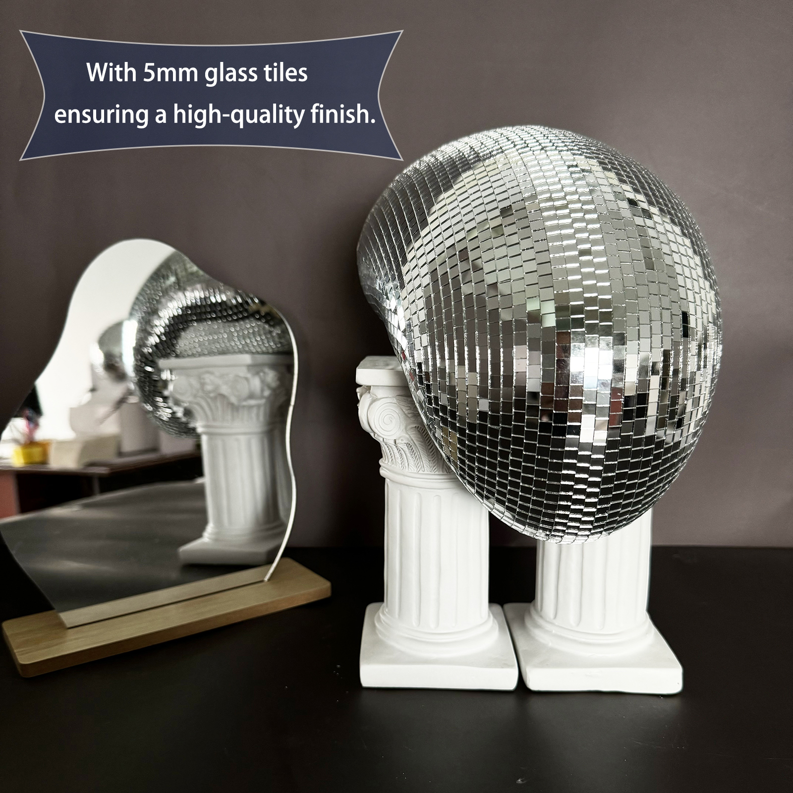 28cm Melted Disco Ball Mirror  - Disco Ball Mirror avis et prix
