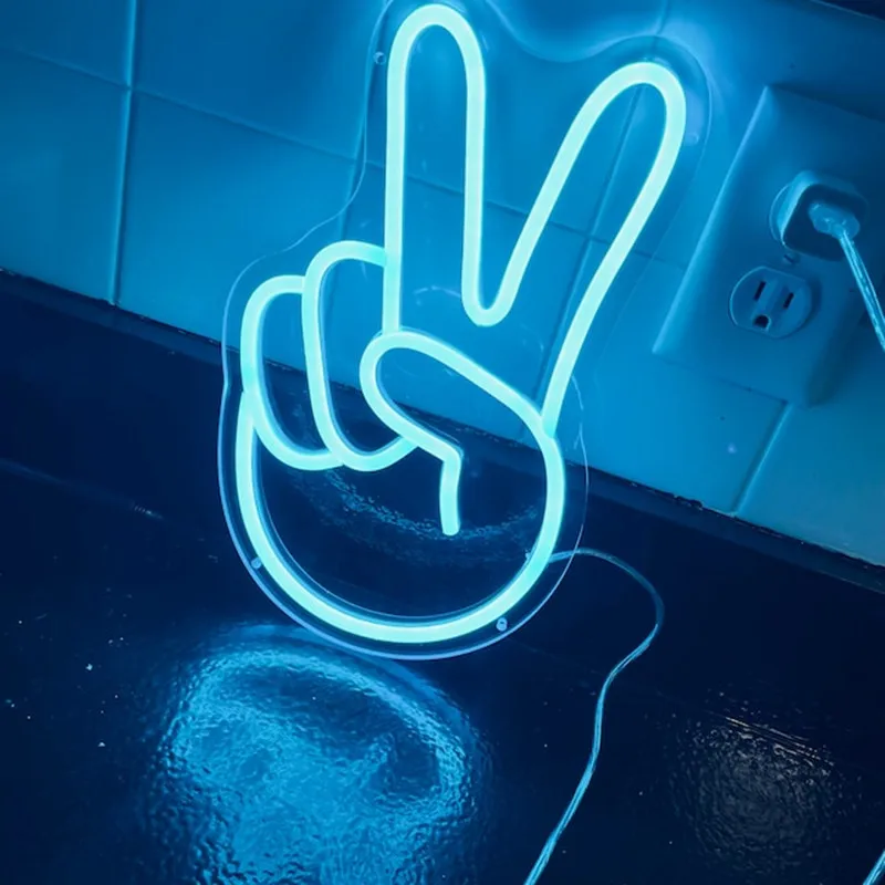 Peace Neon Sign LED Nightlight - Lighting Decor Store avis et prix