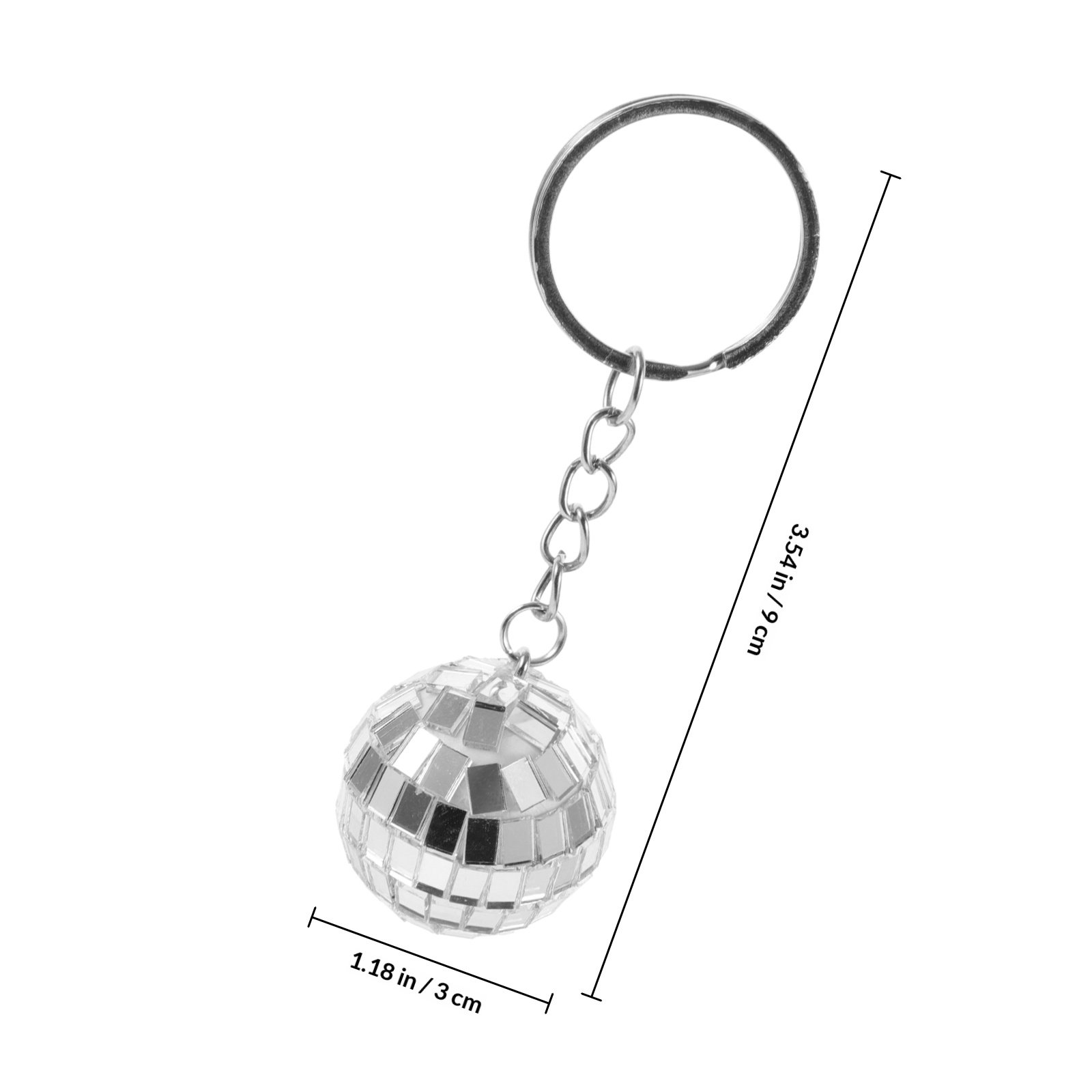 6Pcs Disco Ball Keychain Penda - Disco Ball Mirror avis et prix