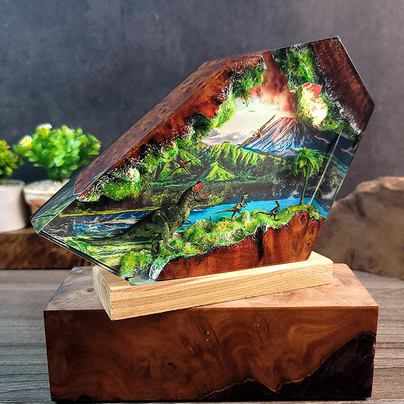 Table Resin Lamp Dinosaur Figu - Lighting Table Decor avis et prix