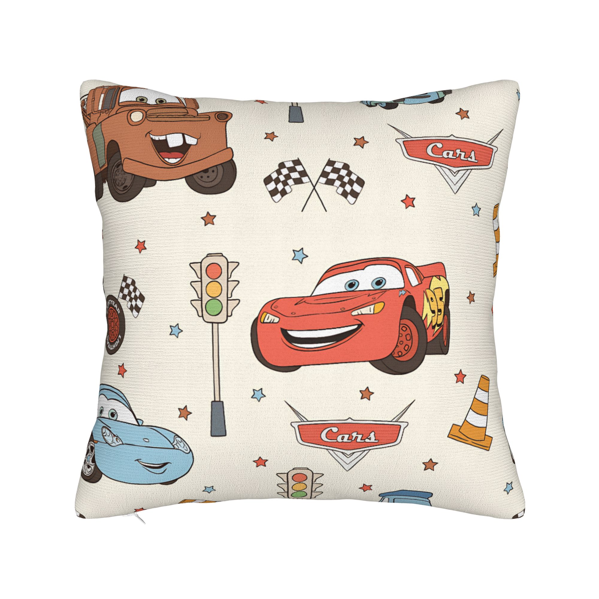 Pillow Cover Cars L-Lightning  - Lighting Mcqueen Decor avis et prix