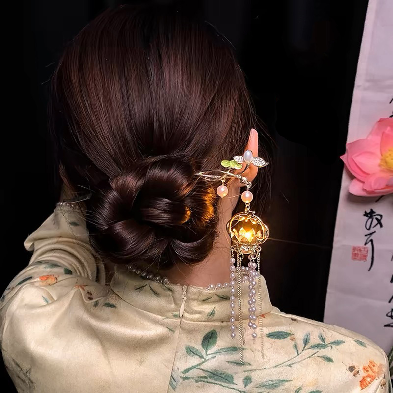 Luminous Flower Hairpin Exquis - Lighting Decor Items avis et prix