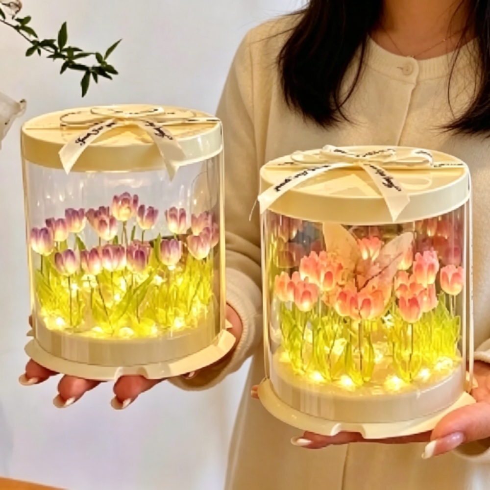 Tulip Lamp DIY Handmade Materi - Lighting Table Decor avis et prix
