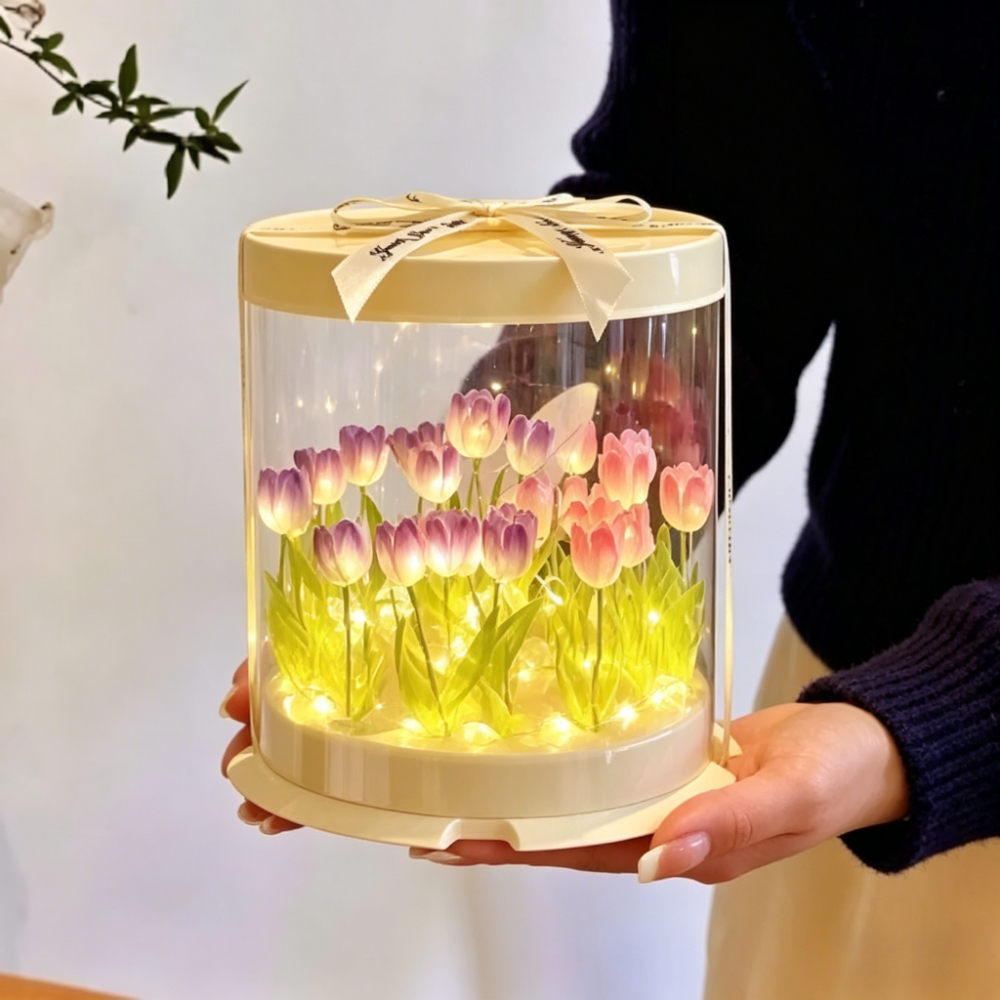 Tulip Lamp DIY Handmade Materi - Lighting Table Decor avis et prix
