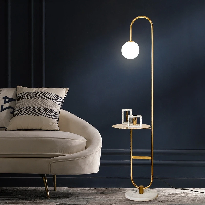 Modern LED Floor Lamp Gold Bla - Floor Lamp Tripod avis et prix