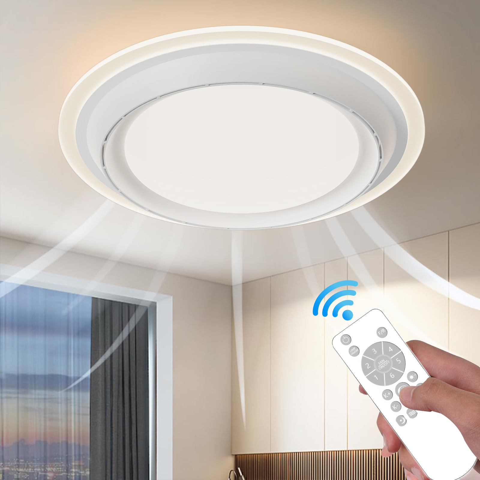 LED Ceiling Fan Lamp Home Ligh - Decor Lighting Fans avis et prix