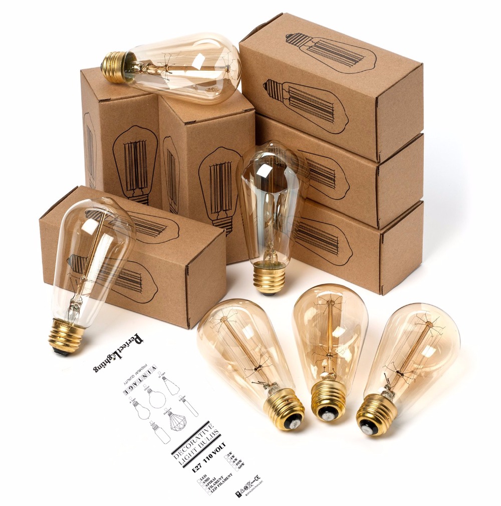 E27 Retro Edison Bulb 220V 40W - Lighting Decor Items avis et prix