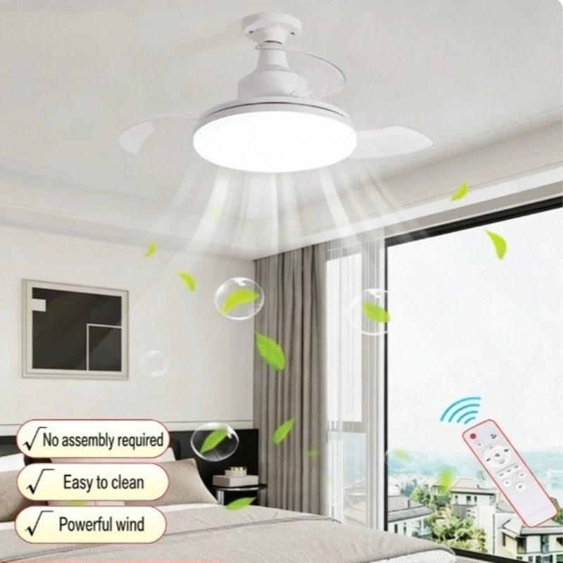 New Ceiling Fan Light Invisibl - Decor Lighting Ceiling Fans avis et prix
