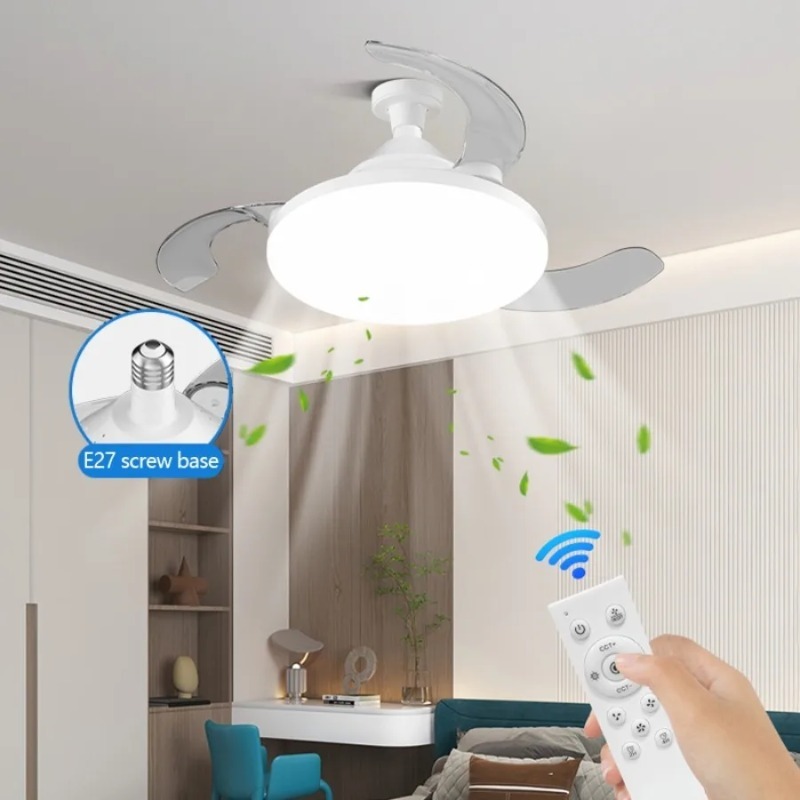 New Ceiling Fan Light Invisibl - Decor Lighting Ceiling Fans avis et prix