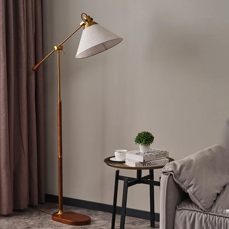 Vintage Simple Wood Floor Lamp - Floor Lamp Tripod avis et prix