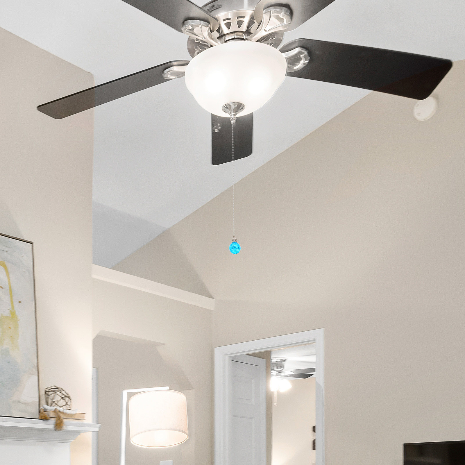 2Pcs Elegant Crackled Crystal  - Decor Lighting Ceiling Fans avis et prix