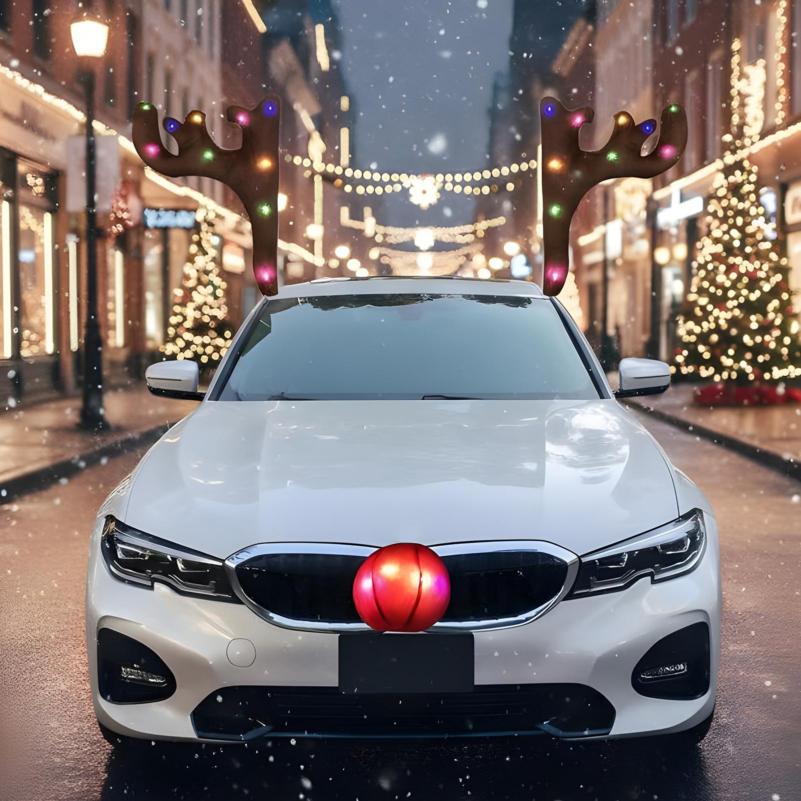 Reindeer Car Decoration Christ - Up Lighting Decor avis et prix