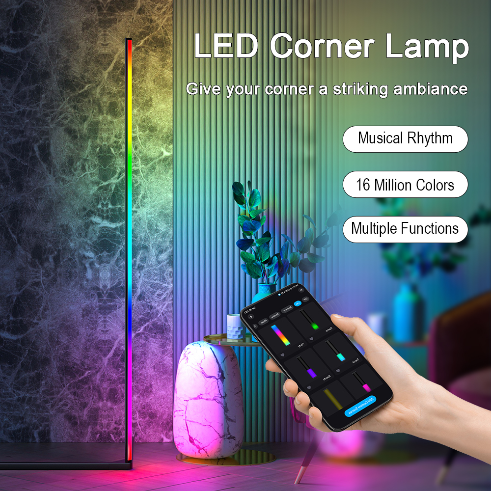 RGB LED Floor lamp Indoor Home - Floor Lamp Tripod avis et prix