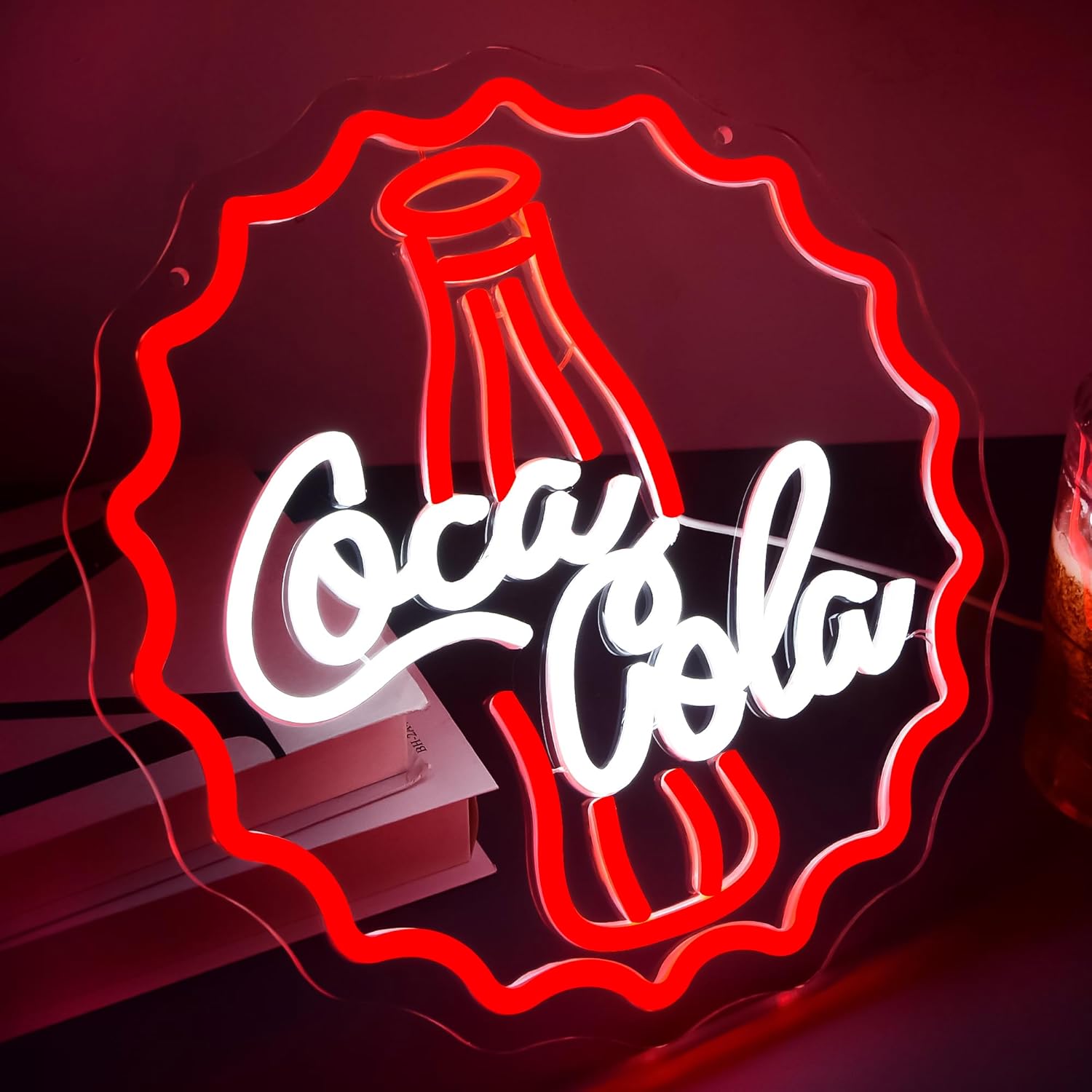 Cola Neon Sign Art Wall Light  - Restaurant Lighting Decoration avis et prix