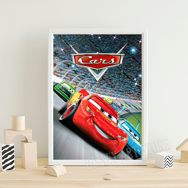 Cars Cartoon Movie Art Prints  - Lighting Mcqueen Decor avis et prix