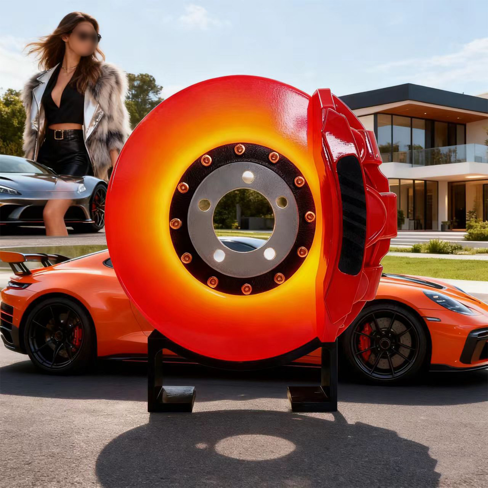 Brake Disc Neon Sign LED Garag - Garage Lighting Decor avis et prix