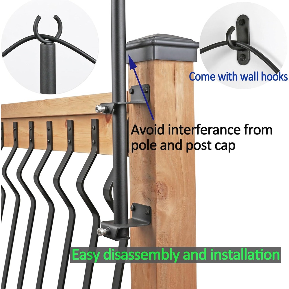 2 pack string light poles - st - Furniture Lighting & Decor Magazine avis et prix