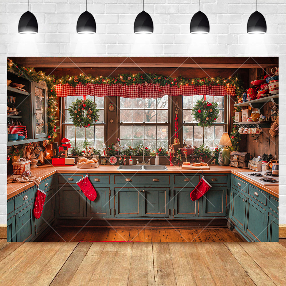 Merry Christmas Kitchen Window - Lighting Room Decor Photo avis et prix