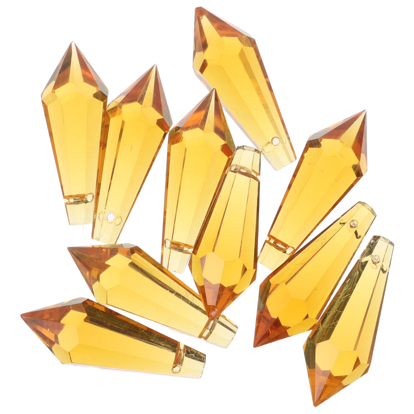 10Pcs Crystal Glass Teardrop P - Decor Lighting Ceiling Fans avis et prix