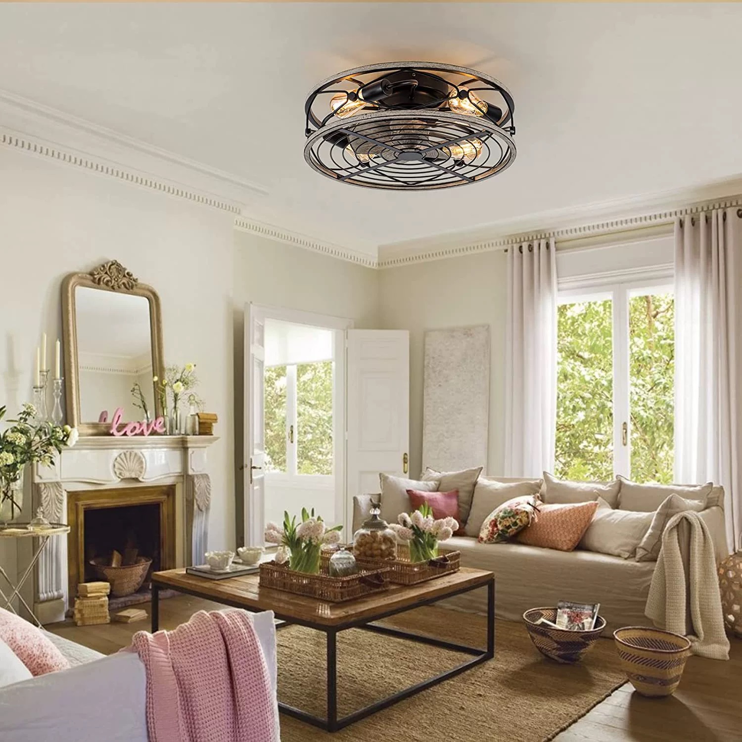 Smart Ceiling Fan Fans With Li - Decor Lighting Fans avis et prix