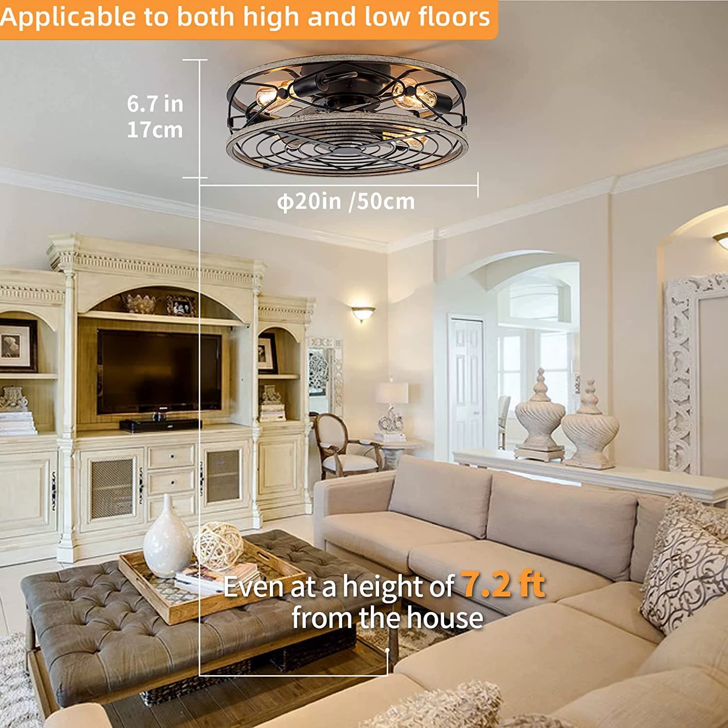 Smart Ceiling Fan Fans With Li - Decor Lighting Fans avis et prix