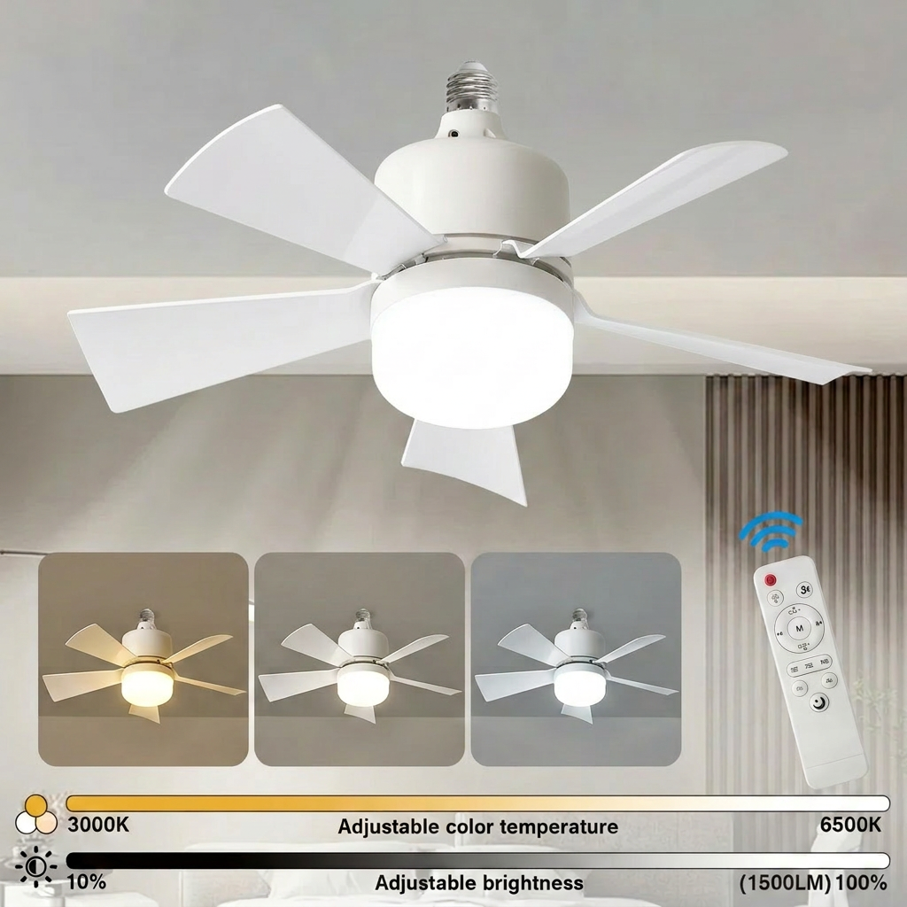1/2PCS LED Ceiling Fan Lights  - Decor Lighting Ceiling Fans avis et prix