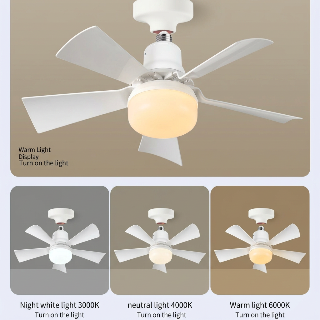 1/2PCS LED Ceiling Fan Lights  - Decor Lighting Ceiling Fans avis et prix