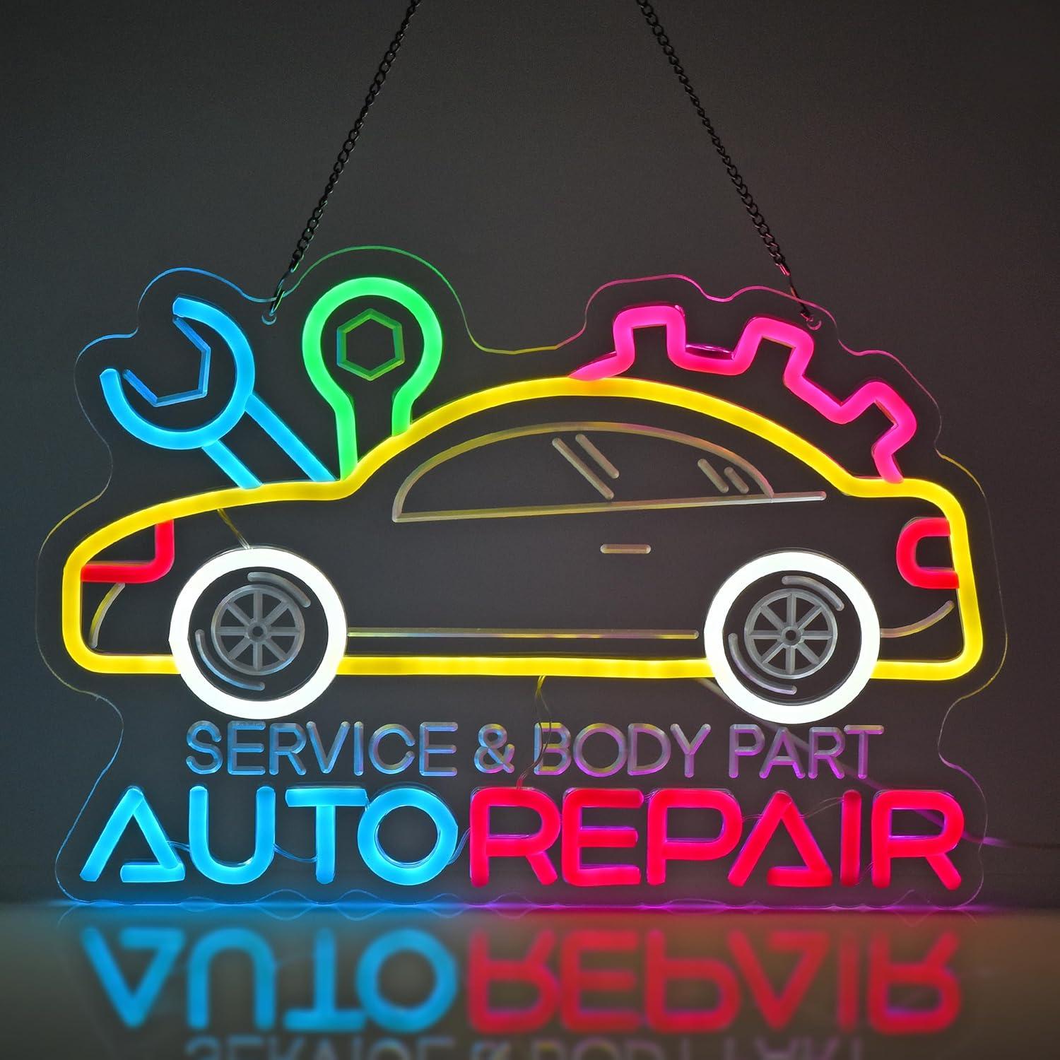 Auto Repair Neon Sign Neon Lig - Lighting Decoration For Home avis et prix