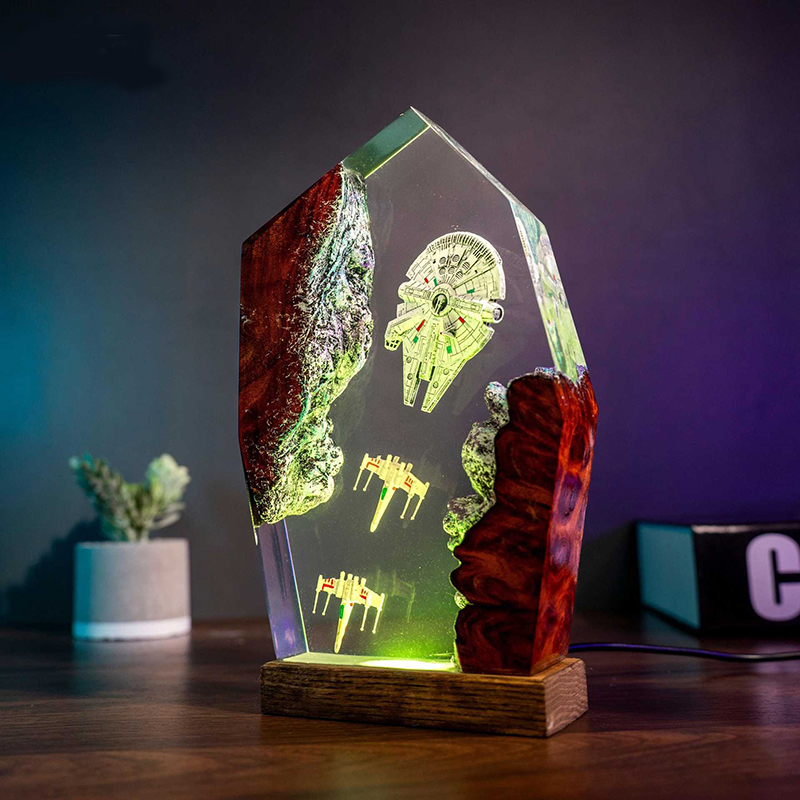 Table Resin Lamp Universe War  - Lighting Table Decor avis et prix
