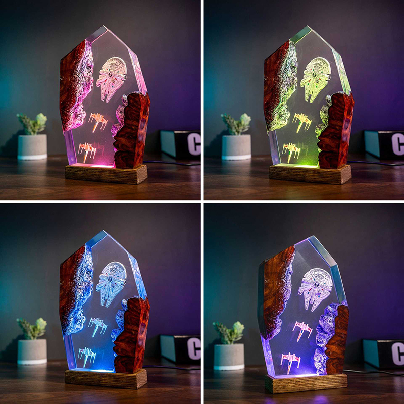 Table Resin Lamp Universe War  - Lighting Table Decor avis et prix