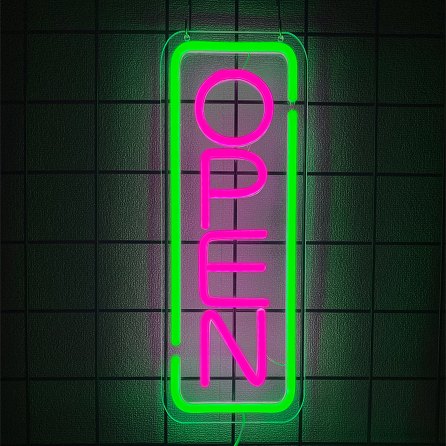 Open Series Neon Sign For Wall - Restaurant Lighting Decoration avis et prix