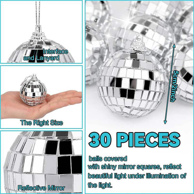 B03C-60 PCS Disco Mirror Balls - Disco Ball Mirror avis et prix