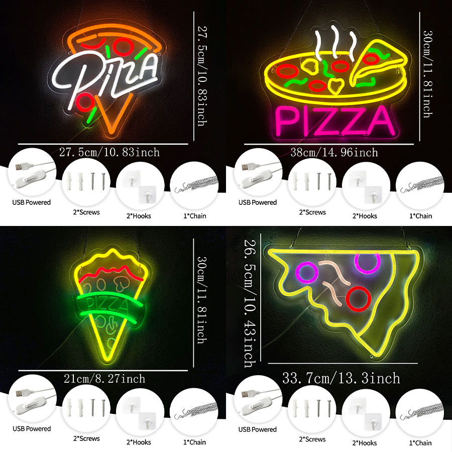 Pizza Series Neon Sign For Wal - Lighting Decor Store avis et prix