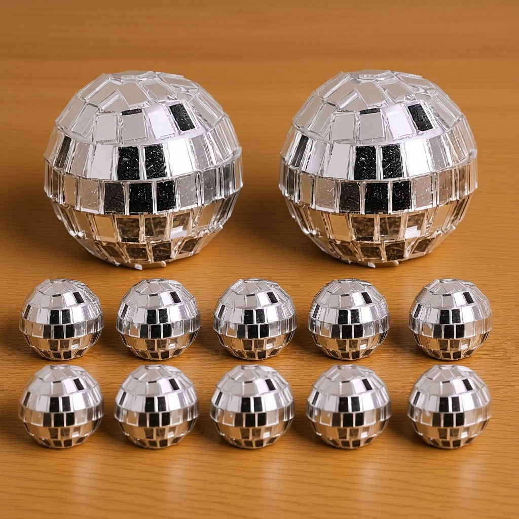 12Pcs Silver Hanging Mirror Di - Disco Ball Mirror avis et prix